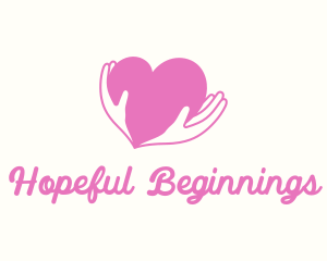 Hope - Heart Love Hands logo design