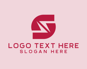 Coding - Digital Technology Letter S logo design