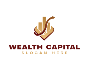 Finance Investment Graph logo design