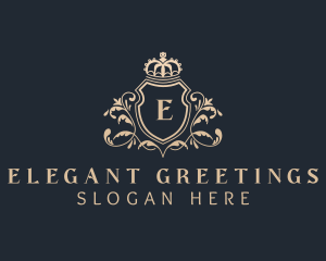 Elegant Royal Shield logo design