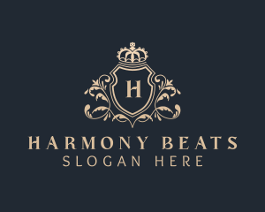 Hotel - Elegant Royal Shield logo design