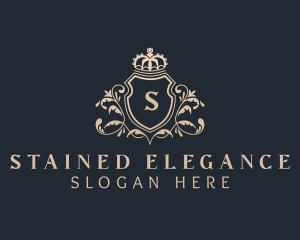 Elegant Royal Shield logo design