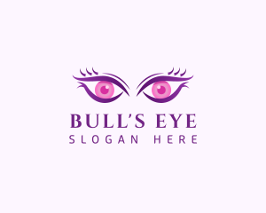 Feminine Eyes Beauty logo design