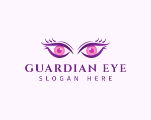 Feminine Eyes Beauty logo design