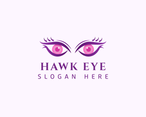 Feminine Eyes Beauty logo design