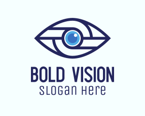 Tech Mechanical Eye logo design