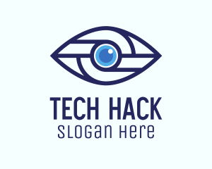 Tech Mechanical Eye logo design