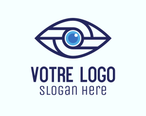 Eyesight - Tech Mechanical Eye logo design