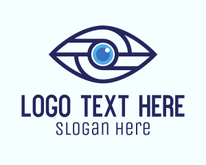 Sight - Tech Mechanical Eye logo design