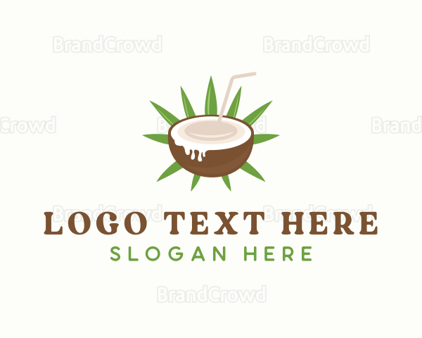 Healthy Coconut Drink Logo