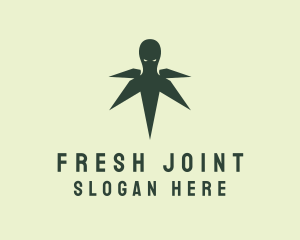 Joint - Weed Monster Marijuana logo design