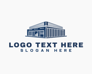 Distribution - Shipping Warehouse Facility logo design