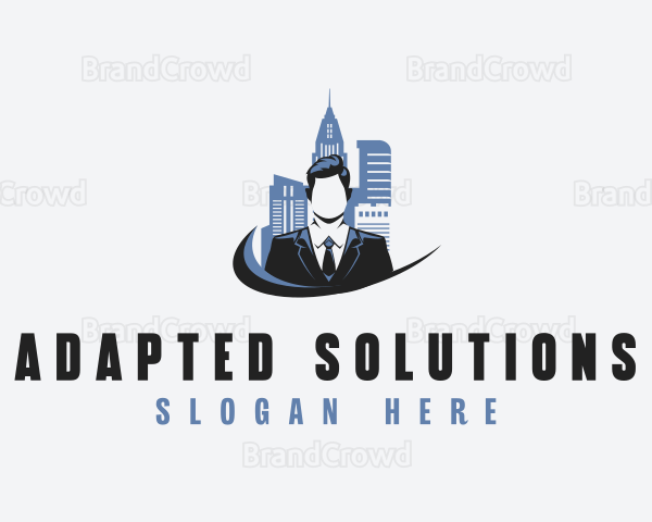 Professional Realtor Businessman Logo