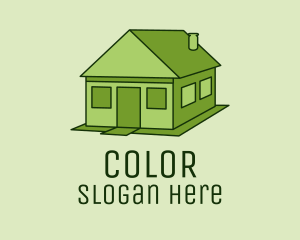 Green House Property  logo design