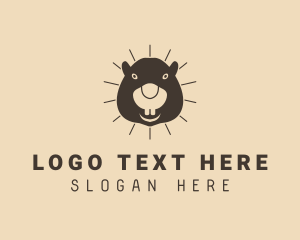 Snow Leopard - Beaver Zoo Wildlife logo design