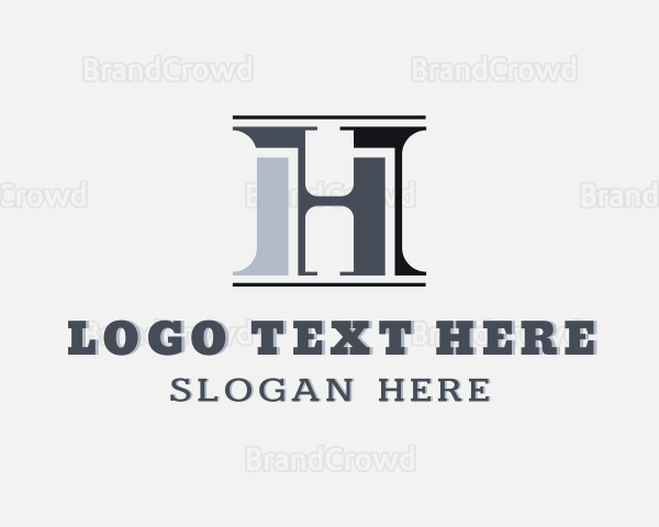 Legal Firm Corporation Letter H Logo