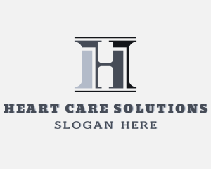 Legal Firm Corporation Letter H logo design