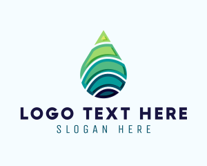 Clean Water Droplet Logo