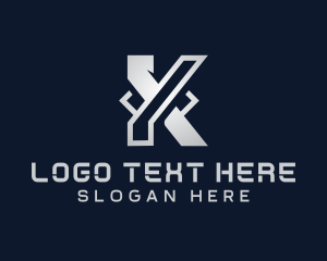 Metal - Premium Quality Letter K logo design