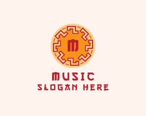 Cultural - Ancient Asian Decor logo design