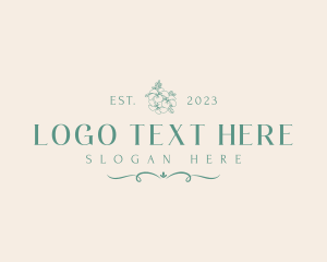 Resturant - Elegant Dainty Flowers logo design