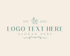 Elegant Dainty Flowers Logo