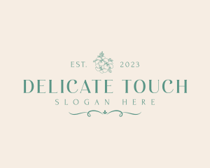 Dainty - Elegant Dainty Flowers logo design