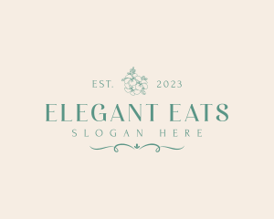 Elegant Dainty Flowers logo design