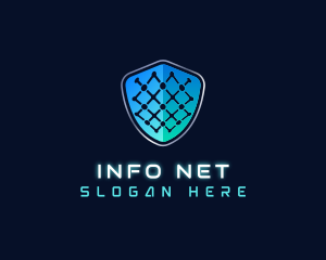 Network Data Security logo design