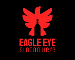 Red Eagle Vodka logo design