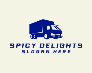 Logistics - Truck Transport Delivery logo design