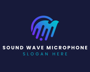 Music Sound Wave logo design