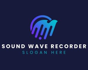 Music Sound Wave logo design