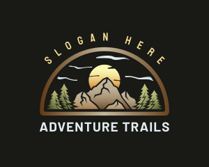 Mountain Nature Adventure logo design