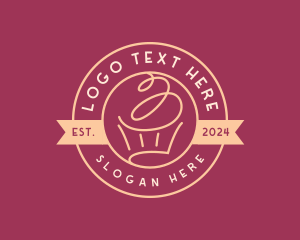 Bakeshop - Cupcake Muffin Dessert logo design