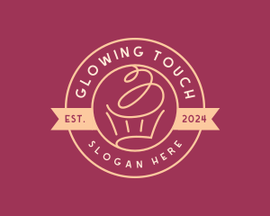 Cupcake Muffin Dessert Logo