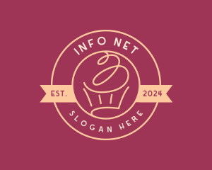 Cupcake Muffin Dessert Logo