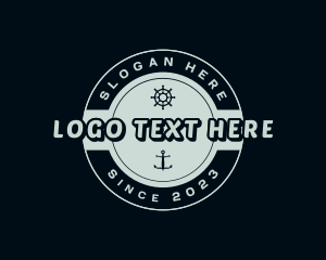 Boat - Nautical Ship Anchor logo design