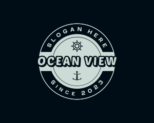 Nautical Ship Anchor logo design