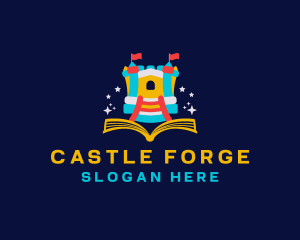 Castle Children Story Book logo design