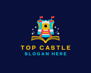 Castle Children Story Book logo design
