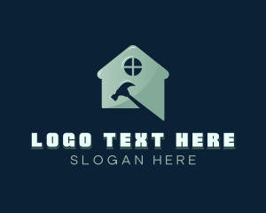 Tools - House Construction Hammer logo design