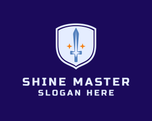 Shining Sword Shield logo design