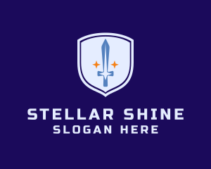 Shining Sword Shield logo design