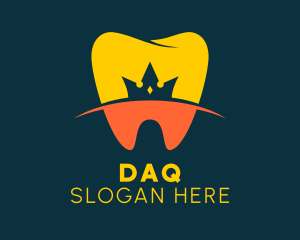 Dentist - Tooth Crown Orthodontist logo design