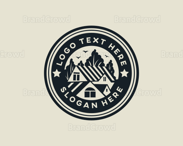 Residential Roof Housing Logo