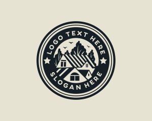 Residence - Residential Roof Housing logo design