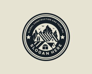 Residence - Residential Roof Housing logo design