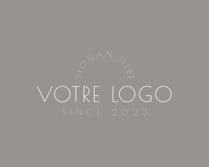 High End - Elegant Company Business logo design