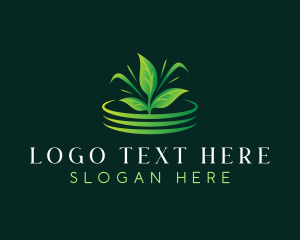 Grasscutter - Grass Plant Landscaping logo design